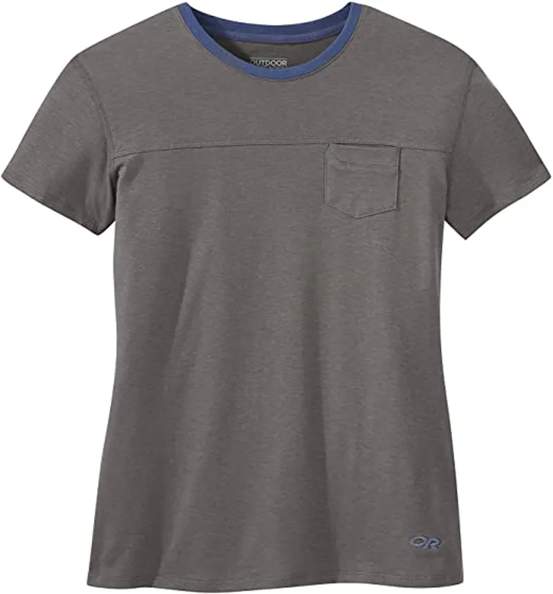 Outdoor Research Womens Axis Short Sleeve Tee Pewter